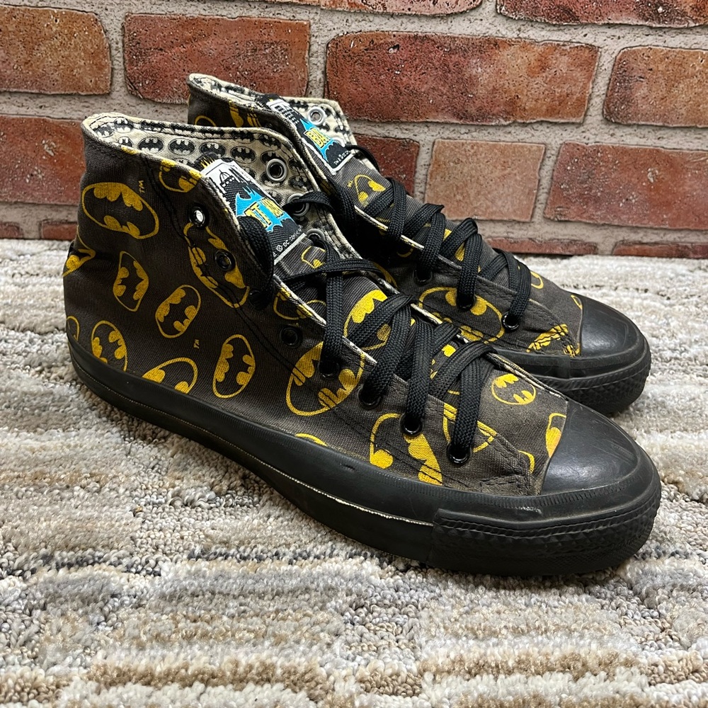 Vintage 1989 batman converse men Sz 8
